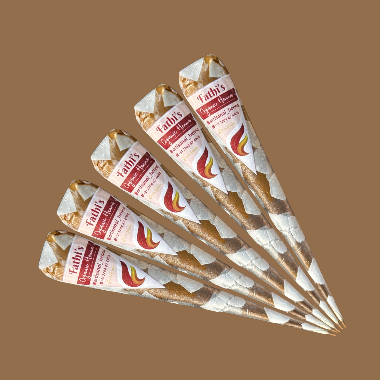 Henna Cones (Pack of 5) - Image 2