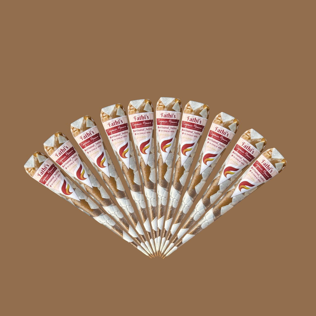 Artisanal henna pack of 10